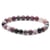 Bracelet Boule - 07-08 mm en pierre naturelle de Tourmaline Multicolore