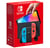 Nintendo Switch (modèle OLED) avec manettes Joy-Con bleu néon / rouge néon