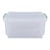 Boîte plastique transparente avec couvercle amovible 22,5 x 17,5 x 13,5 cm - Créalia
