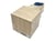 Set de 3 cubes en bois naturel - Créalia