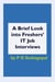 A Brief Look into Freshers’ IT Job Interviews