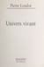 Univers vivant