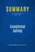 Summary: Exceptional Selling - Review and Analysis of Thull's Book