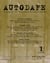 Autodafe 1 - The Journal of the International Parliament of Writers