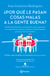 Por que le pasan cosas malas a la gente buena?