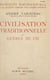 Civilisation traditionnelle et genres de vie