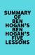 Summary of Ben Hogan's Ben Hogan’s Five Lessons