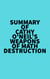 Summary of Cathy O'Neil's Weapons of Math Destruction
