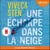 Une écharpe dans la neige