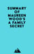 Summary of Maureen Wood's A Family Secret