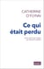 Ce qui était perdu