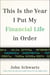 This is the Year I Put My Financial Life in Order