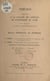 Équilibre entre métaux et chlorures alcalino-terreux fondus - Thèse présentées à la Faculté des sciences de l'Université de Paris pour obtenir le titre d'ingénieur-docteur