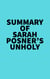 Summary of Sarah Posner's Unholy