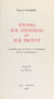 Études sur Stendhal et sur Proust - Recueillies par ses élèves en témoignage de leur reconnaissance
