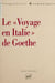 Le Voyage en Italie de Goethe