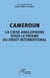 Cameroun la crise anglophone sous le prisme du droit international