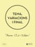 Tema, variacions i final - Per a piano sol