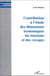 CONTRIBUTION À L'ÉTUDE DES DIMENSIONS ÉCONOMIQUES DU TOURISM