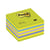 Notes Post-it® - 76x76 mm - 5 blocs néon