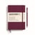 Carnet Leuchtturm1917 - Port Red - A5 14,5 x 21 cm - 251 pages numérotées lignées 