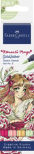 Lot de 8 marqueurs alcool Sketch Marker Goldfaber : Manga Romantic n°2 - Faber Castell