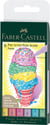 Lot de 6 feutres fineliner - Pitt Artist Pen - Pastel