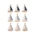 Lot de 9 accessoires adhésifs bois Rayher - Bâteaux