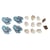 Lot de 15 accessoires de décoration Rayher - Beachtime 