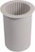 Moule à bougie Rayher - Cylindre cannelé - Silicone - Gris