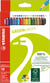 Lot de 18 crayons de couleur pointe moyenne - STABILO - Couleurs assorties - GREENcolors
