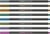 Boîte métal de 8 feutres métallisés pointe moyenne - STABILO - Couleurs assorties - Pen 68 metallic