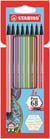 Lot de 8 feutres de dessin pointe moyenne - STABILO - Couleurs cocooning - Pen 68