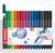 18 stylos feutre STABILO pointMax - Pointe moyenne 0,8 mm