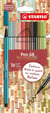 Lot de 10 feutres de coloriage pointe moyenne - STABILO - Pen 68 Nature Colors