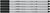 Lot de 5 feutres techniques pointes diverses - STABILO - Noir - Creative Tips ARTY