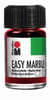 Peinture pour marbrure Marabu Easy Marble - Rouge rubis 038 - 15 ml