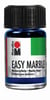 Peinture pour marbrure Marabu Easy Marble - Bleu outremer foncé 055 - 15 ml