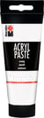 Tube 100 ml de  pâte acrylique Marabu  - Blanc n°070