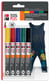 Set de 5 marqueurs textile - Marabu Textil painter plus 3mm