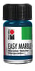 Peinture pour marbrure Marabu Easy Marble - Denim foncé 254 - 15 ml