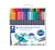 Pochette de 36 feutres aquarellables - Design Journey - Double pointe 3mm et 0,5-0,8mm - STAEDTLER