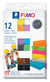 Coffret Fimo Effect Neon 12 Demi Blocs 12X25 G  / 8013 C 12-3