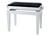  Gewa - Banquette piano Deluxe - Blanc Mat