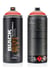 Bombe de peinture 400 ml Montana Black - Power red P3000