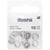 Lot de 10 perles anneaux Ponii Beads Rico Design - 9 x 3,5 mm - Argent 