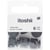 Lot de 6 fermetures Rico Design - 13,7 x 13,9 mm - Noir