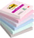 Post-it® - 76 x 76 mm - Super sticky - 3M - bloc de 90 feuilles - paquet de 6 - soulful