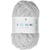 Pelote de fil à crocheter 100 % polyester - Rico Design - Ricorumi Nilli Nilli - Gris argent