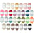 Lot de 30 pelotes de fil 100 % polyester - Rico Design - Ricorumi Nilli Nilli - Couleurs : 001-030
